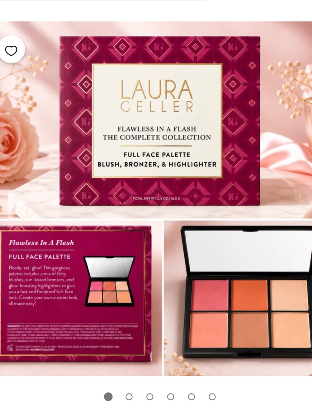 Laura Geller Flawless in a Flash The Complete Collection Full Face Palette